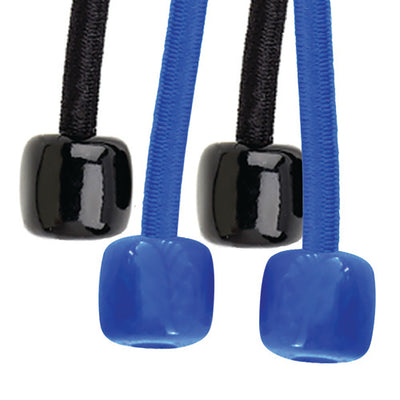 Acrylic Set of 4 Black, Dark Blue- 9" cord
