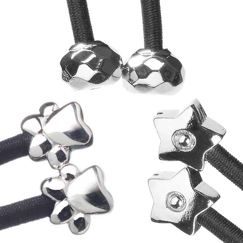Star, Paw & Facet - Silver Set of 3