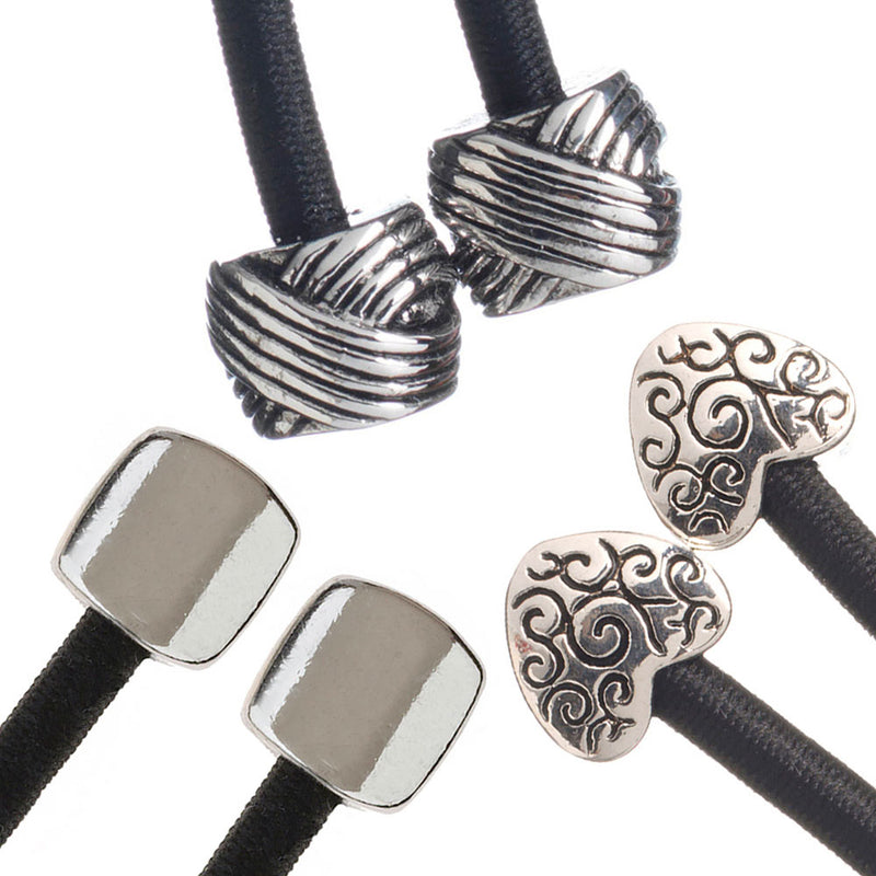 Classic Knot, Nugget & Heart - Silver Set of 3